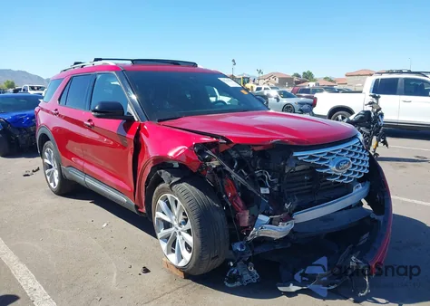 2021 Ford Explorer Platinum из США, поврежденный, VIN 1FM5K8HC5MGA59650